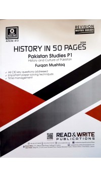 O/L Pak Studies Paper - 1 Quick Revision Notes Series  - Article No. 413